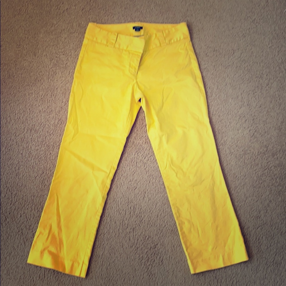 J.Crew Yellow Khakis